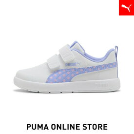 【公式】 プーマ PUMA ガールズ コートフレックス V3 ドッティ スニーカー 17-21cm Courtflex V3 Dotty V PS キッズ 子供 小学生 未就学児 女の子