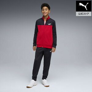 �w�|�C���g20�{ 4/1 0:00�`4/2 01:59�x�y�����z PUMA �v�[�} �{�[�C�Y �|�� �J���[�u���b�N �X�[�c �㉺�Z�b�g B 120-160cm Poly Colorblock Suit �L�b�Y