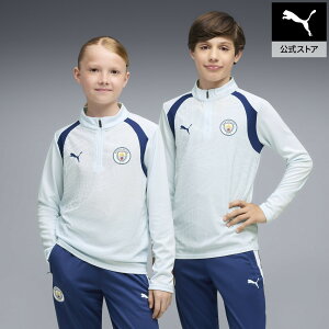 �w�|�C���g10�{ 7/19 20:00�`7/26 1:59�x�y�����z PUMA �v�[�} �L�b�Y 2026-27 �}���`�F�X�^�[�V�e�B FC �g���[�j���O 1/4 �W�b�v �g�b�v 116-164cm MCFC Training 1/4 Zip Top Jr �L�b�Y