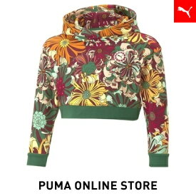 『ポイント10倍 4/26 02:00〜4/26 09:59』【公式】PUMA プーマ キッズ トップス パーカー 【キッズ ガールズ PUMA x LIBERTY AOP フーディー 110-128cm】