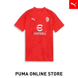 『ポイント10倍 6/4 20:00〜6/9 23:59』【公式】PUMA プーマ メンズ Tシャツ サッカー 【メンズ ACミラン 2023-24 トレーニング Tシャツ】