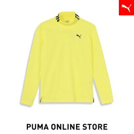 【公式】PUMA プーマ メンズ 長袖Tシャツ ゴルフ 【メンズ ゴルフ ストレッチ スローガン ロゴ モックネック シャツ 長袖】