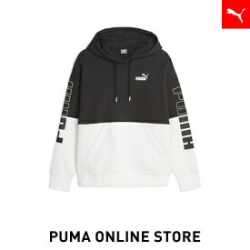 『ポイント20倍 4/24 20:00〜4/26 01:59』ウィメンズ PUMA POWER カラーブロック フーディー 裏起毛