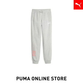 【公式】PUMA プーマ キッズ パンツ ジョガーパンツ 【キッズ ガールズ PUMA POWER カラーブロック スウェット パンツ 120-160cm】