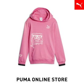 『ポイント10倍 4/26 02:00〜4/26 09:59』【公式】PUMA プーマ キッズ トップス パーカー 【キッズ PUMA x スポンジ・ボブ グラフィック フーディー 128cm-164cm】