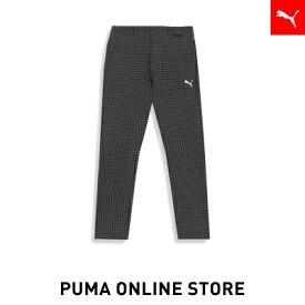 【公式】PUMA プーマ メンズ パンツ ゴルフ 【メンズ ゴルフ 4WAYストレッチ AOP ミニチェック スリム テーパードパンツ】