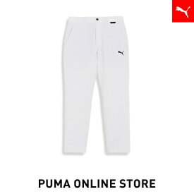 【公式】PUMA プーマ メンズ パンツ ゴルフ 【メンズ ゴルフ 4WAYストレッチ AOP ミニチェック スリム テーパードパンツ】