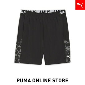 『ポイント20倍 4/24 20:00〜4/26 01:59』【公式】PUMA プーマ メンズ ショーツ ハーフパンツ トレーニング 【メンズ トレーニング プーマ フィット ウルトラブリース 7インチ AOP ウーブン ショーツ】