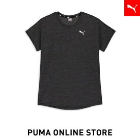 【公式】PUMA プーマ レディース Tシャツ 【ウィメンズ アクティブ メッシュ ヘザー 半袖 Tシャツ】