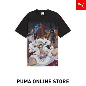 『ポイント20倍 6/1 0:00〜6/2 01:59』【公式】PUMA プーマ メンズ Tシャツ 【ユニセックス PUMA x ワンピース AOP 半袖 Tシャツ】