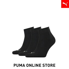 『ポイント20倍 6/1 0:00〜6/2 01:59』【公式】PUMA プーマ メンズ レディース ソックス 靴下 【ユニセックス クォーター プレーン スニーカー ソックス 3足組】