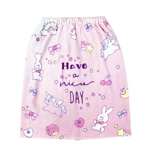 宅配便発送【ラップタオル】巻きタオル60cm K1024 ナイスデイ 綿100%プール/水泳教室/海水浴/お風呂/女の子/男の子/子供/キッズ/保育園/幼稚園/小学校/入園入学