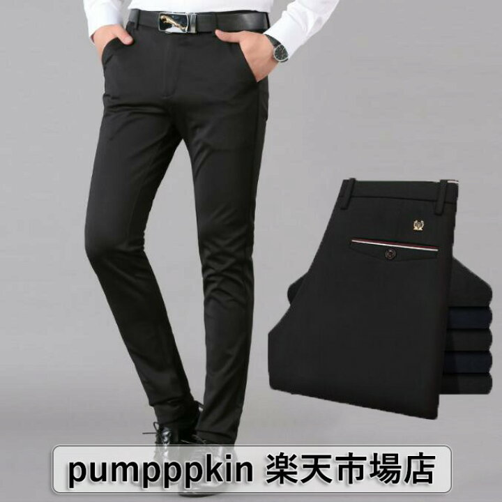 楽天市場】ストレッチ パンツ 男性用 スラックス メンズ ノーアイロン 