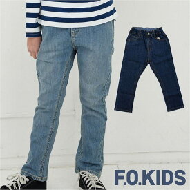 長ズボン 男の子 子供服 テーパード デニム パンツ ボトムス エフオーキッズ ブランド FOKIDS 通学 通園