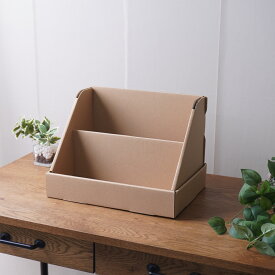 絵本 ラック 【S】 日本製 段ボール 幅35cm 子供 部屋 キッズ ルーム シンプル 孫 書斎 収納 2段 本 棚 大容量 整理 入学 祝い 入園 新学期 雑誌 文具 ファイル オフィス 片付け 本棚 マガジン リビング 家具 組立て 大掃除 すっきり 教科書 卓上 デスク punny ほいく