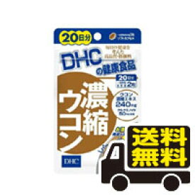 ☆メール便・送料無料☆濃縮ウコン DHC　20日分（40粒）送料無料 メール便 dhc 代引き不可(secret-00045)