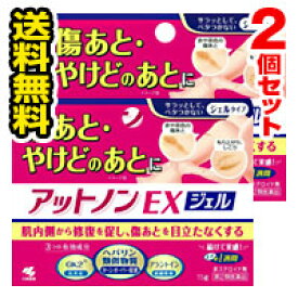 ●メール便・送料無料●数量限定！アットノンEX 15g×2個セット ジェル 【第2類医薬品】 代引き不可