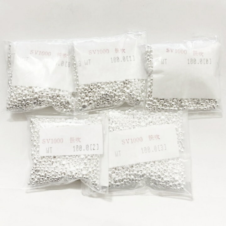 楽天市場】純銀 sv1000 国産 銀インゴットの素 シルバー 500g（100gx5  