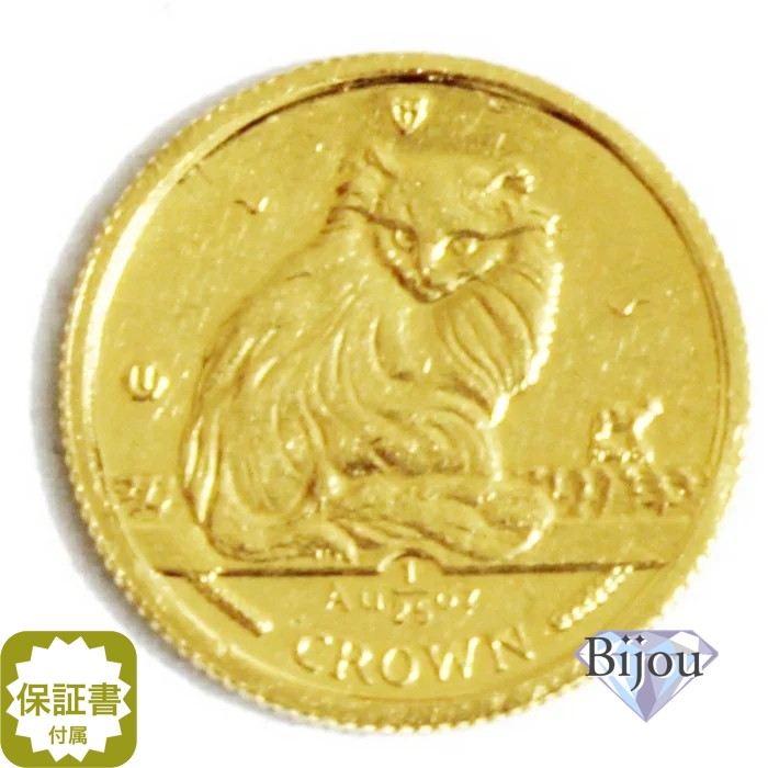 楽天市場】K24 マン島 キャット 金貨 コイン 1/25オンス 1.24g 1995年