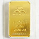 【新品】日本マテリアル 純金 インゴット 20g K24 公式国際ブランド グッドデリバリーバー 送料無料