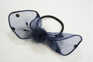 RCONファードットSTH ヘアゴム ヘアアクセサリー リボン リボンヘアゴム ファー ボンボン ドット ヘア小物 ヘアアレンジ 髪飾り 髪留め まとめ髪 レディース 女性 大人