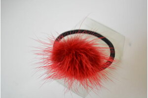 CONミンク45 ミンクファー ヘアゴム(一個) ファー ボンボン 小ぶり ヘアアクセサリー ヘアアクセ 髪飾り 髪留め ヘア小物 まとめ髪 レディース 大人 子供 キッズ