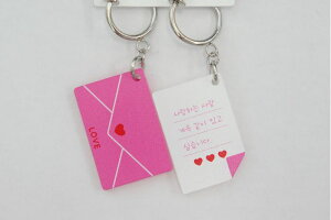 PEラブレターK イヤリング ノンホールピアス フープ ラブレター かわいい オルチャン 手紙 ハート アシメトリー