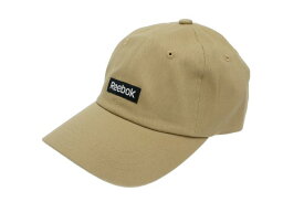 キャップ 帽子 Reebok ロゴネームバックル キャップ ベージュ キャップ　レディース　ロゴ　ブランド　リーボック　シンプル　おしゃれ　かわいい　フリーサイズ　キャップコーデ