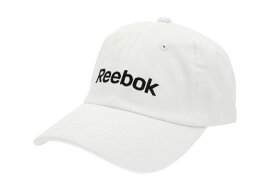 キャップ 帽子 Reebok ロゴ刺繍 キャップ ホワイト キャップ　レディース　ロゴ　ブランド　リーボック　シンプル　おしゃれ　かわいい　フリーサイズ　キャップコーデ