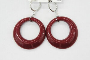 PEオーバルリング イヤリング フープ 痛くない アクセサリー 大きめ 揺れるイヤリング レディース キッズ 子供 カワイイ 大人っぽ 女子 女の子 ピアスっぽい