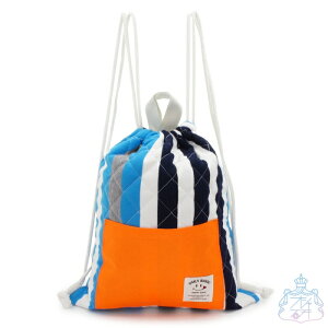 ストライプキルト 巾着 ナップサック 体操服入れ 子供 キルティング 小学校 幼稚園 保育園 着替え入れ 着替え袋 持ち手付き