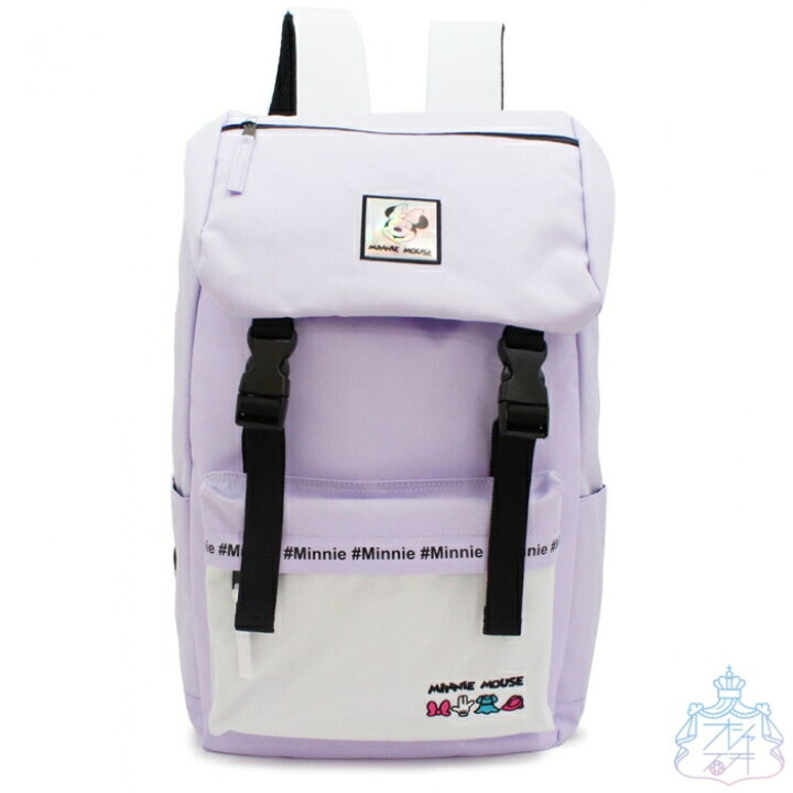 楽天市場 ミニー カブセ デイパック パープル リュック 女の子 小学生 中学 女子 収納 通学 遠足 リュック フラップ 大容量 リュック 大容量 女の子 女子 通学 遠足 レディース かわいい おしゃれ オシャレ総合研究所