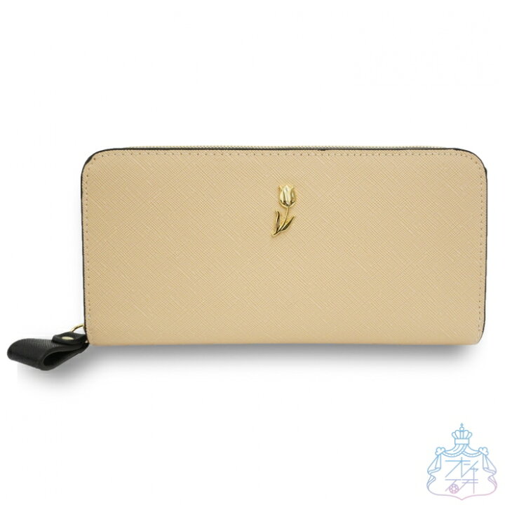 楽天市場 チューリップ ラウンド長札 財布 ベージュ 長財布 財布 レディース 中学生 女の子 女子 女子高生 かわいい おしゃれ 小学生 中学 高校生 ロングウォレット オシャレ総合研究所