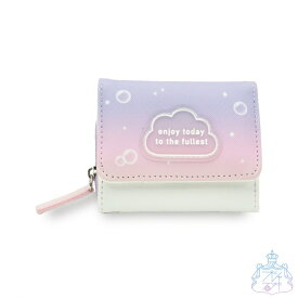 クラウドラバー ミニラウンド 財布 三つ折り財布　小さい財布　かわいい　おしゃれ　女の子　女子　小学生　子供　キッズ　コンパクト　財布　ミニ財布　雲　イラスト