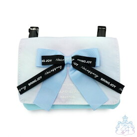 ロゴリボン フラットショルダー 移動ポケット　クリップ付き　女の子　おしゃれ　かわいい　保育園　幼稚園　小学生　ショルダーバッグ　斜め掛け　フラットショルダー　ロゴ　リボン