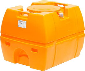 スイコーSLT-500 スーパーローリー 容量500L 自重20.4kg ●タンクカラー(オレンジ ブラック) ●専用フタ ● 排水口キャップ付き 貯水タンク【個人宅配不可】【土日祝 日時指定不可】