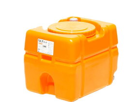 スイコー SLT-100 スーパーローリー 容量100L 自重7.7kg ●タンクカラー(オレンジ ブラック) ●専用フタ ● 排水口キャップ付き 貯水タンク【個人宅配不可】【土日祝 日時指定不可】