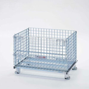 テイモー ボックスパレット609 自重37kg 最大積載質量1000kg ゲート半開 積載4段まで可 フォーククリアランスD407×W779mm【個人宅配不可】【(土・日・祝)日時指定不可】