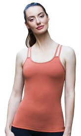 ラスト1点【SALE20%OFF】アムニー ヨガウェア AUMNIE アサナ タンクトップ 日本正規品 ASANA TANK ／レディース トップス ブラトップ おしゃれ 大きいサイズ 揺れない フィットネス カップ付き「YC」_L《00403》