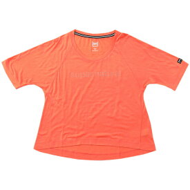 【クーポンで10%OFF】 スーパーナチュラル ヨガウェア [sn] super.natural W リキッド フローTee 日本正規品 W LIQUID FLOW TEE 23SS ヨガ トップス 半袖 ゆったり 体型カバー カットソー 吸汗 速乾「SK」