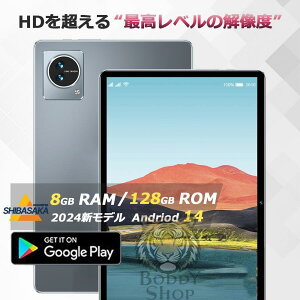 �^�u���b�g PC �{�� Android14 10�C���` 2024�ŐV�� 8+256GB FullHD wi-fi 5G ���掋�� �l�b�g���� �ݑ�Ζ� Bluetooth GPS �ʘb�Ή� WiFi �l�C ��N�ԕۏ�