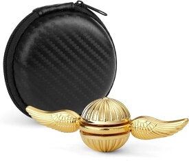 アリング Golden Fidget ステンレススチール ギアスピナー キューブ 指先 回転コマ ストレ6歳以上に適しています