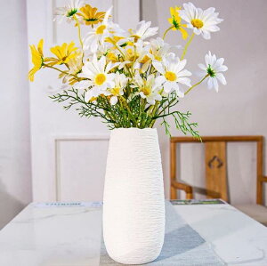 花瓶 白 陶器 花器フラワーベース ホワイト セラミック 北欧 日本 フラワーポット アンティーク風 大