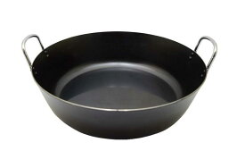 タマハシ(Tamahashi) 揚げ鍋 ブラック 36cm 鉄人シリーズ