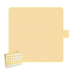 KR KITCHENRAKU レジャーシート 厚手 大きめ ピクニックシート コンパクト 軽量 防水 チェック柄 折りたたみ お節料理 防湿シート防水シート 屋外 軽量 遠足 運動会 お花見 ビーチ 防災 おしゃれ