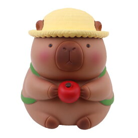 貯金箱 男の子 女の子 かわいい カピバラ 動物 モチーフ ユニーク クリエイティブ 子供 おもちゃ 貯蓄 零用銭 コイン 出し入れ シンプル モダン スタイル カラフル