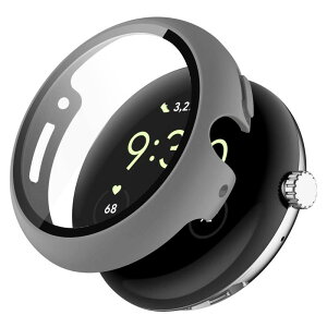 Google Pixel Watch 2/1�p �P�[�X �ی�K���X�t�B������̌^ PC+TPE�ގ� ��d�\�� �S�ʕی� �����^ ���ϋv �����ȒP �ϏՌ� �Ή� �����ߗ� �w��h�~ ���h�~ �O�[�O���s�N�Z���E�H�b�` �J�o�[
