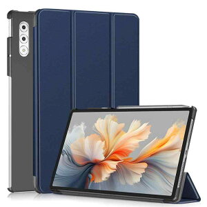 �^�u���b�g�P�[�X ?�zYoga Pad Pro Yoga Tab Plus 12.7�C���`�Ή� �蒠�^ �O�܂� �ϏՌ� �����h�~ �X�^���h�@�\ �I�[�g�X���[�v ���^ �y�� �r�W�l�X �V���v�� ���h�~ �ی�J�o�[ PU���U�[