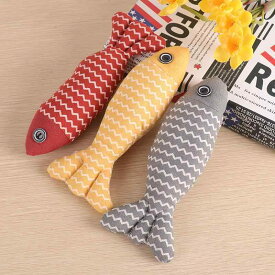 猫用おもちゃ ペット用品 麻布 魚 抱枕 またたび トイ 噛むおもちゃ ストレス解消 運動不足解消 歯磨き かわいい