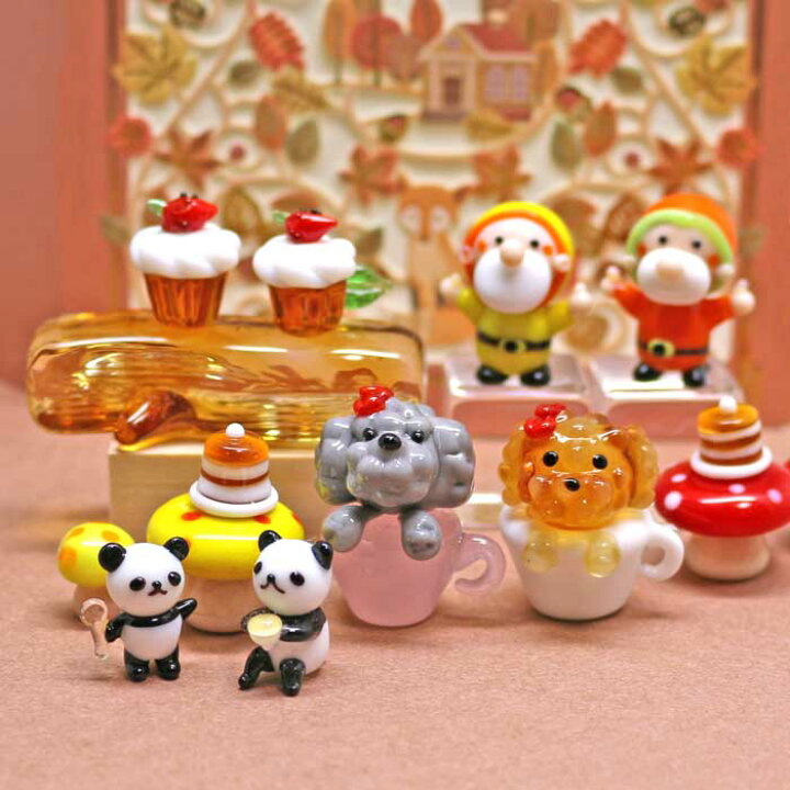楽天市場】ガラス細工 プチパンケーキ お菓子 ケーキ お祝 クリスマス 
